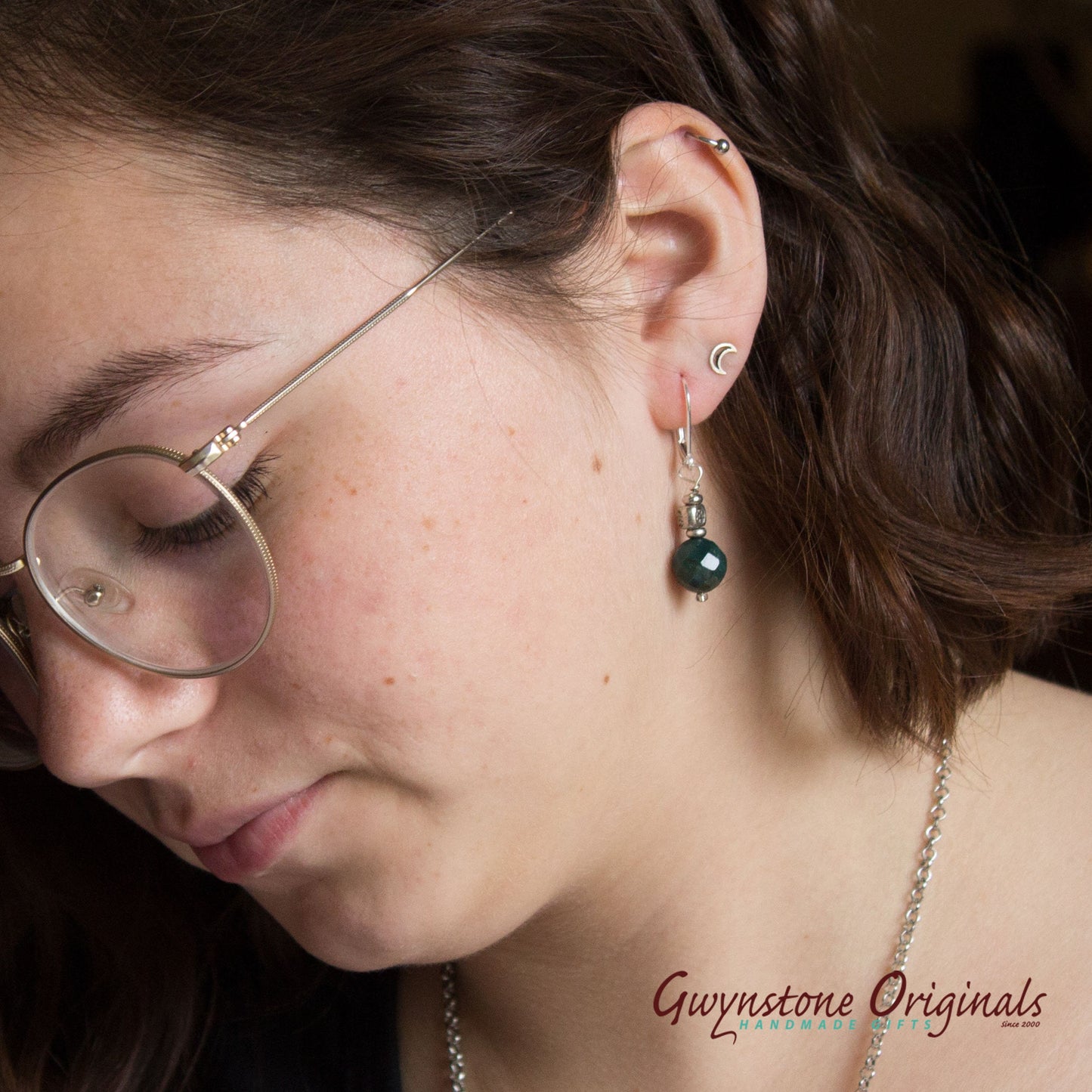 Elegant display of White Bear Earrings, highlighted against a natural background, emphasizing the unique craftsmanship for animal enthusiasts.