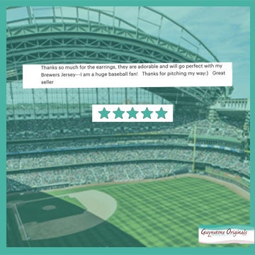 Stylish baseball novelty earrings - sport gift, highlighting a playful design for baseball lovers, great gift for nostalgic players.