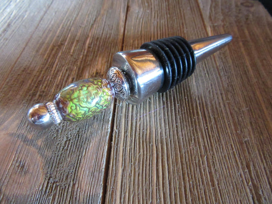 Wine Cork - Color-changing home decor gift wine stopper, mead and cheese gift, Mood Stone Bottle Decor Unique housewarming gift, basket item