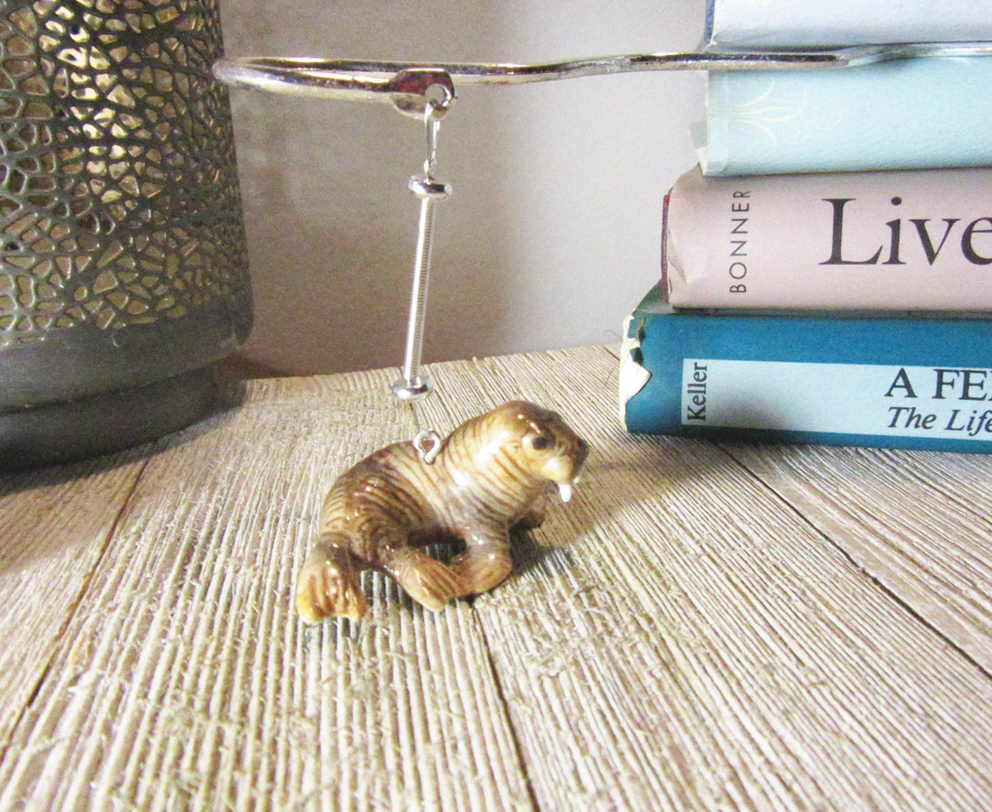 Walrus Lover Bookmark, Last walrus metal bookmark  - perfect reader gift - ocean lover gift - zoo keeper gift blubber as you read if sad