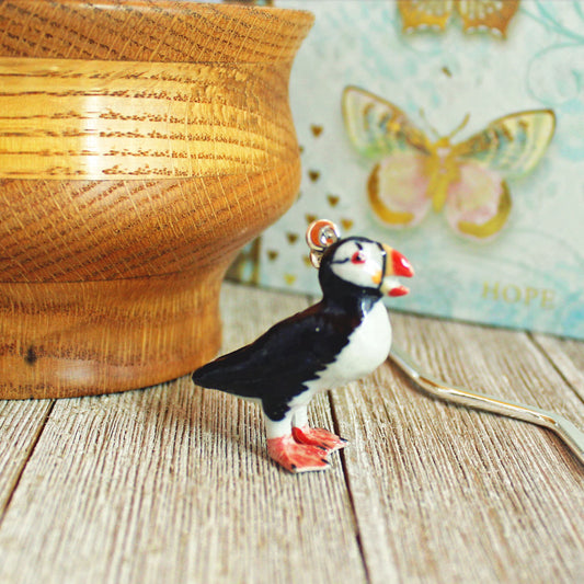 Puffin Bird metal bookmark - perfect reader gift, ocean lover, ornithologist gift, bird watcher