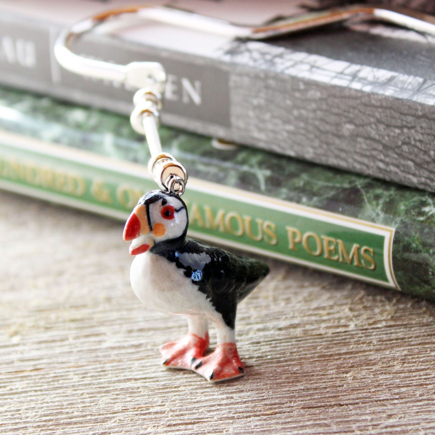 Puffin Bird metal bookmark - perfect reader gift, ocean lover, ornithologist gift, bird watcher